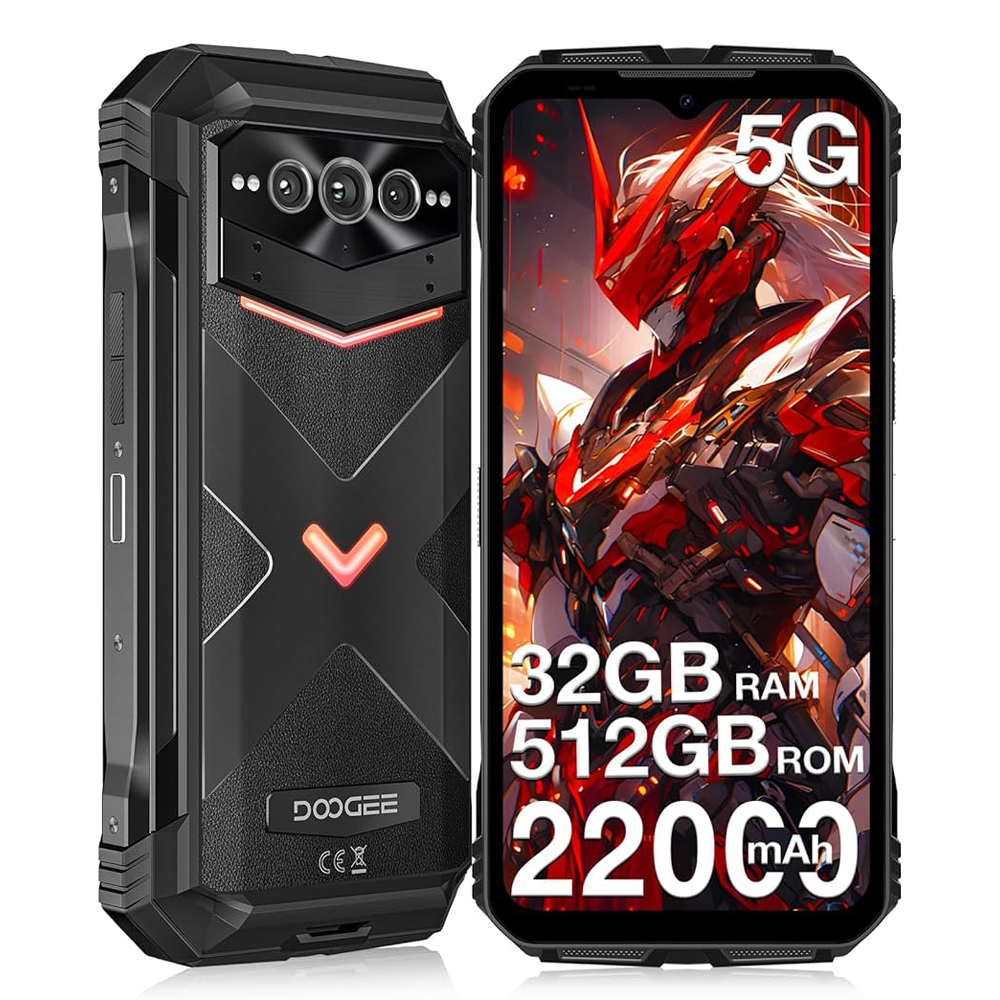 Mobilní telefon 5G - vysoce výkonná baterie 22000 mAh - 16 GB RAM + 256 GB ROM