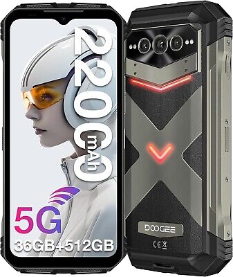Mobilní telefon 5G - vysoce výkonná baterie 22000 mAh - 36 GB RAM + 512 GB ROM - 2 TB rozšiřitelná paměťová karta zdarma